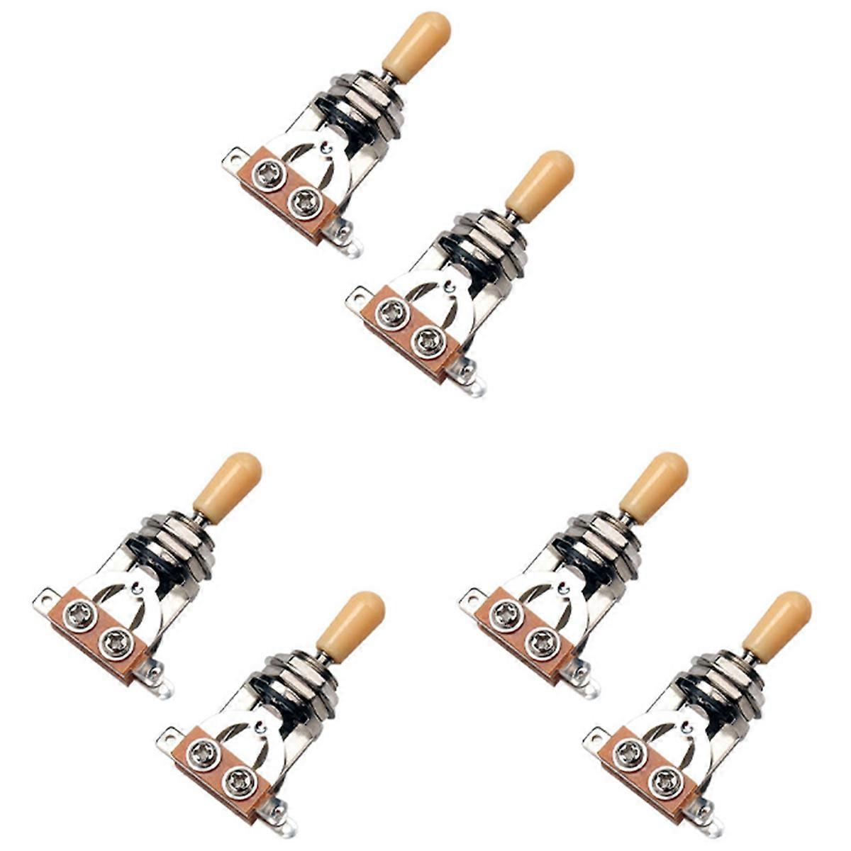 Metric 3 Way Short Straight Guitar Pickup Selector Toggle Switch Knob For Lp Electric Guitar Parts(P