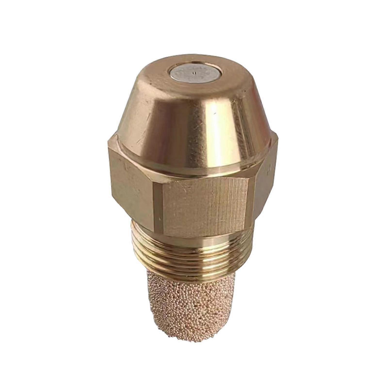Copper Fuel Injector with Detachable Full Cone Oil Nozzle, 60 Degree Spray Pattern for Oil Boiler Burner Heating Jet