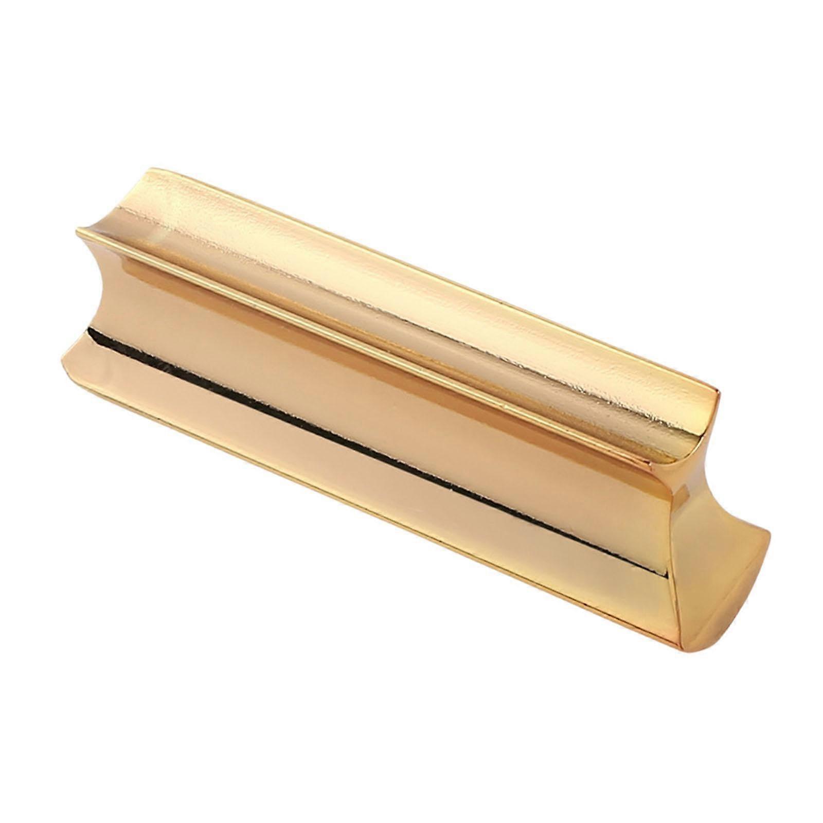 Guitar Slide Glide Block Alloy Tube - Lightweight, Durable, Professional Guitar String Parts, Gold