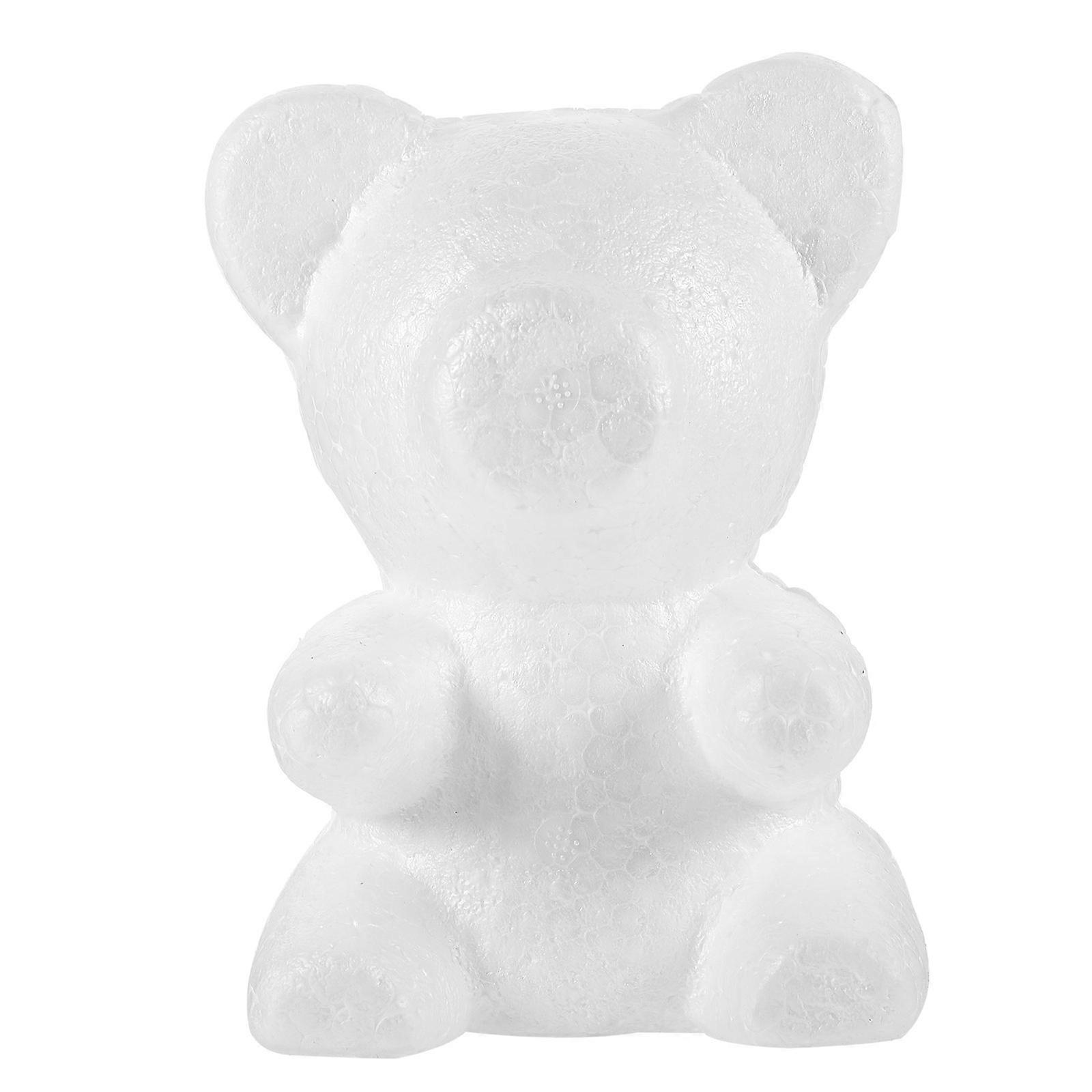 Unfinished Bear Foam Model 1 Set Diy Graffiti Foam Model For Craft Making