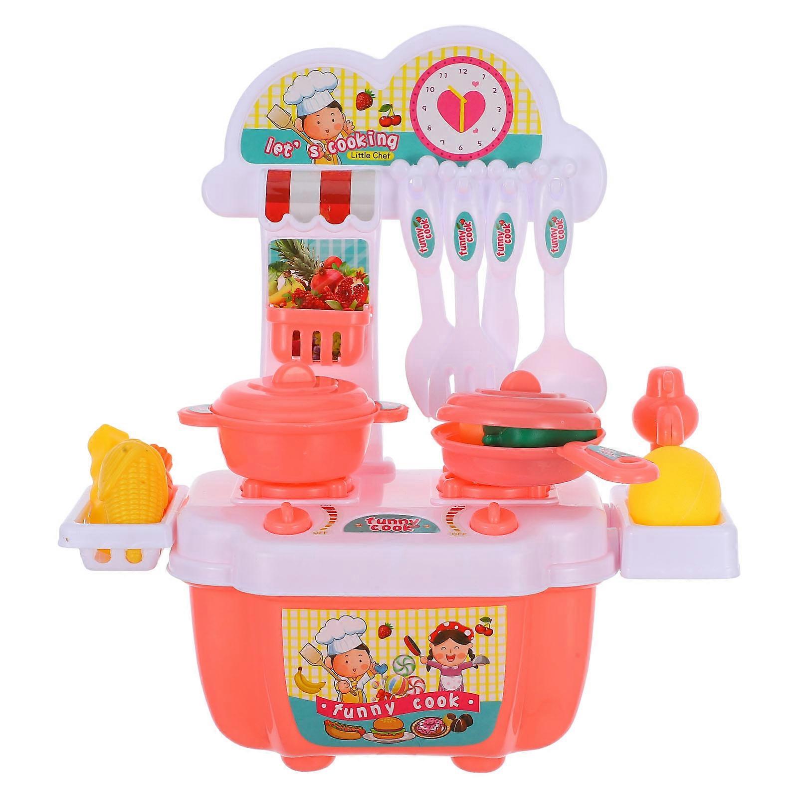 Child's kitchenware collection, interactive learning tool, enhances creativity