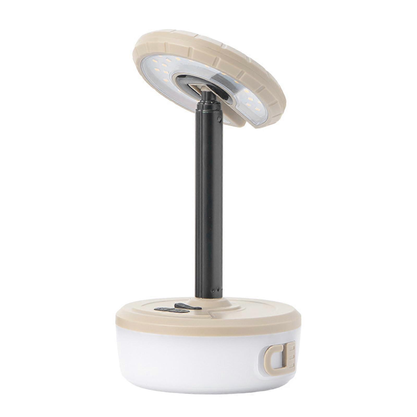 Practical camping light with an atmospheric string light structure, ideal for travel and outdoor adventure enthusiasts.