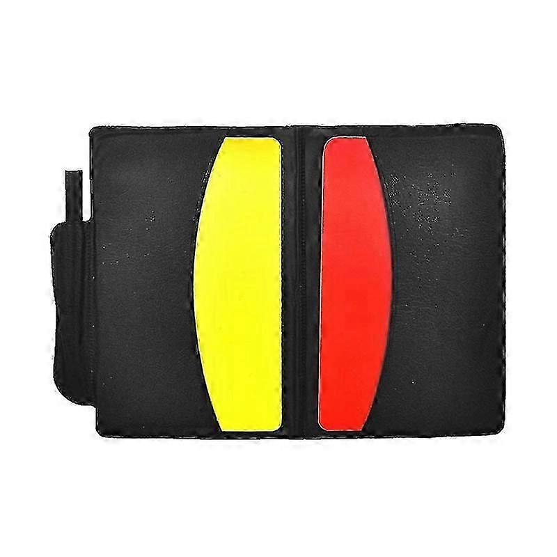 Referee Card Set in Red and Yellow with Carrying Bag and Metal Whistle for Sports Officials