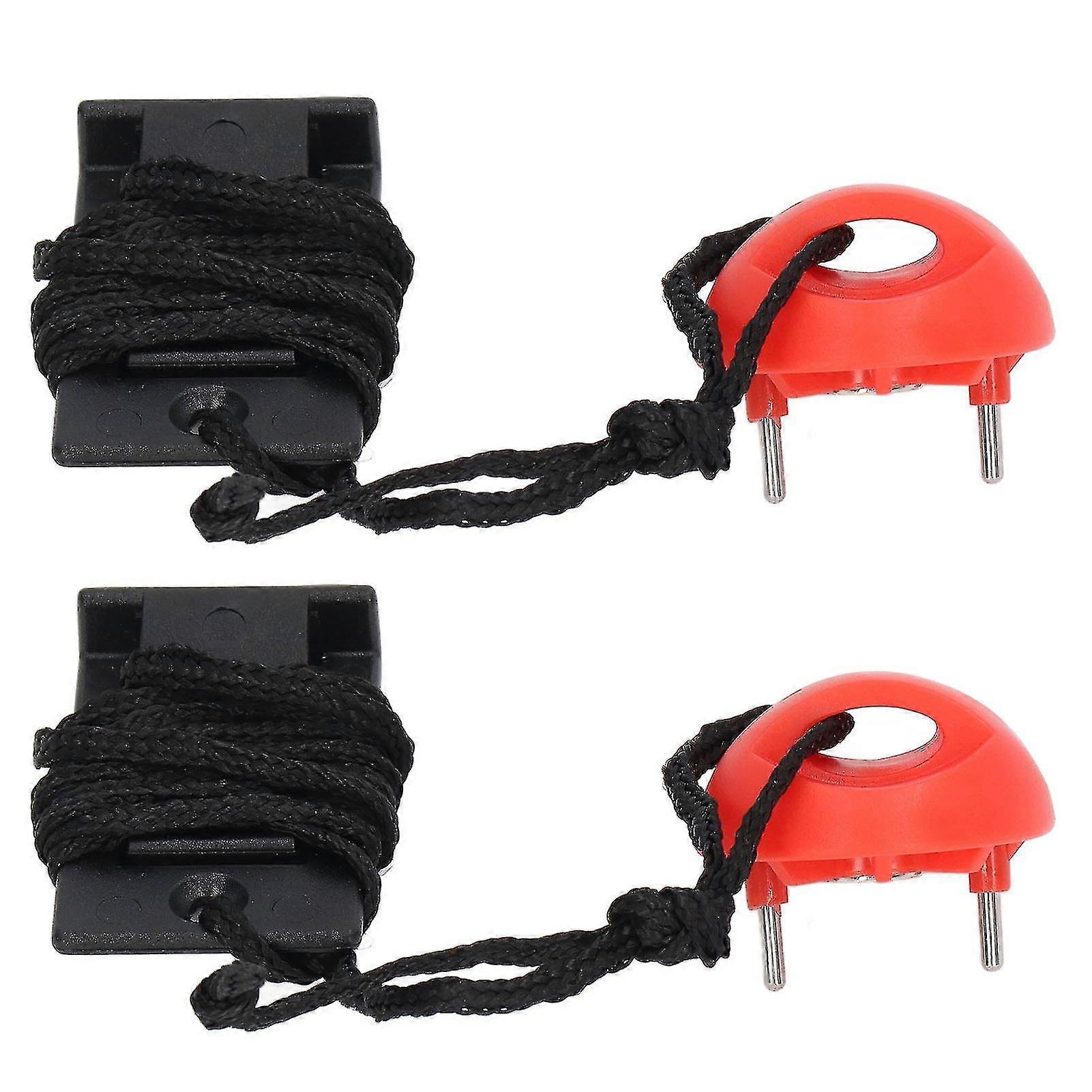 2pcs linguistic universal Running Machine Safety Key Treadmill Magnetic Security Switch Lock Emergency Stop For Exercise