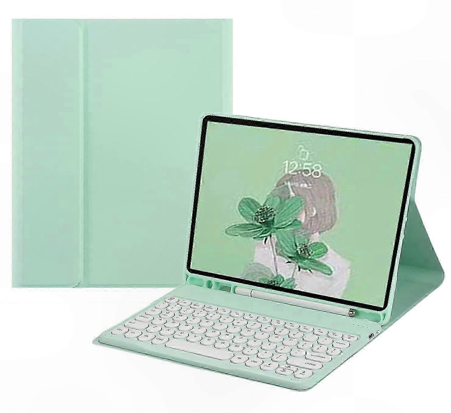 10.9" Tablet Keyboard Case for 2022 Model, Mint Green, Compatible with 10th Gen Devices