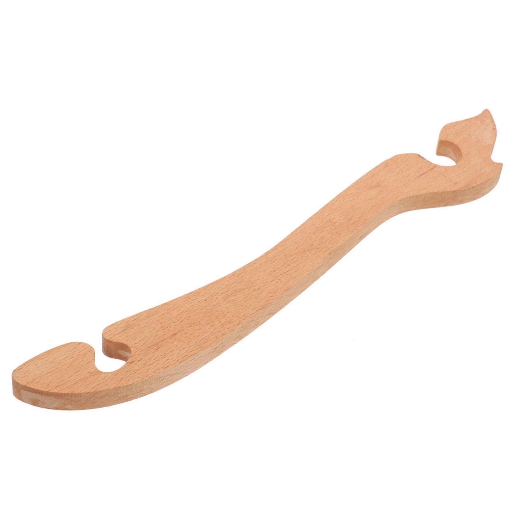 Oven Rack Puller With Wooden Handle Professional Tool For Pulling And Sliding Oven Racks Heat Resistant Home Kitchen Use