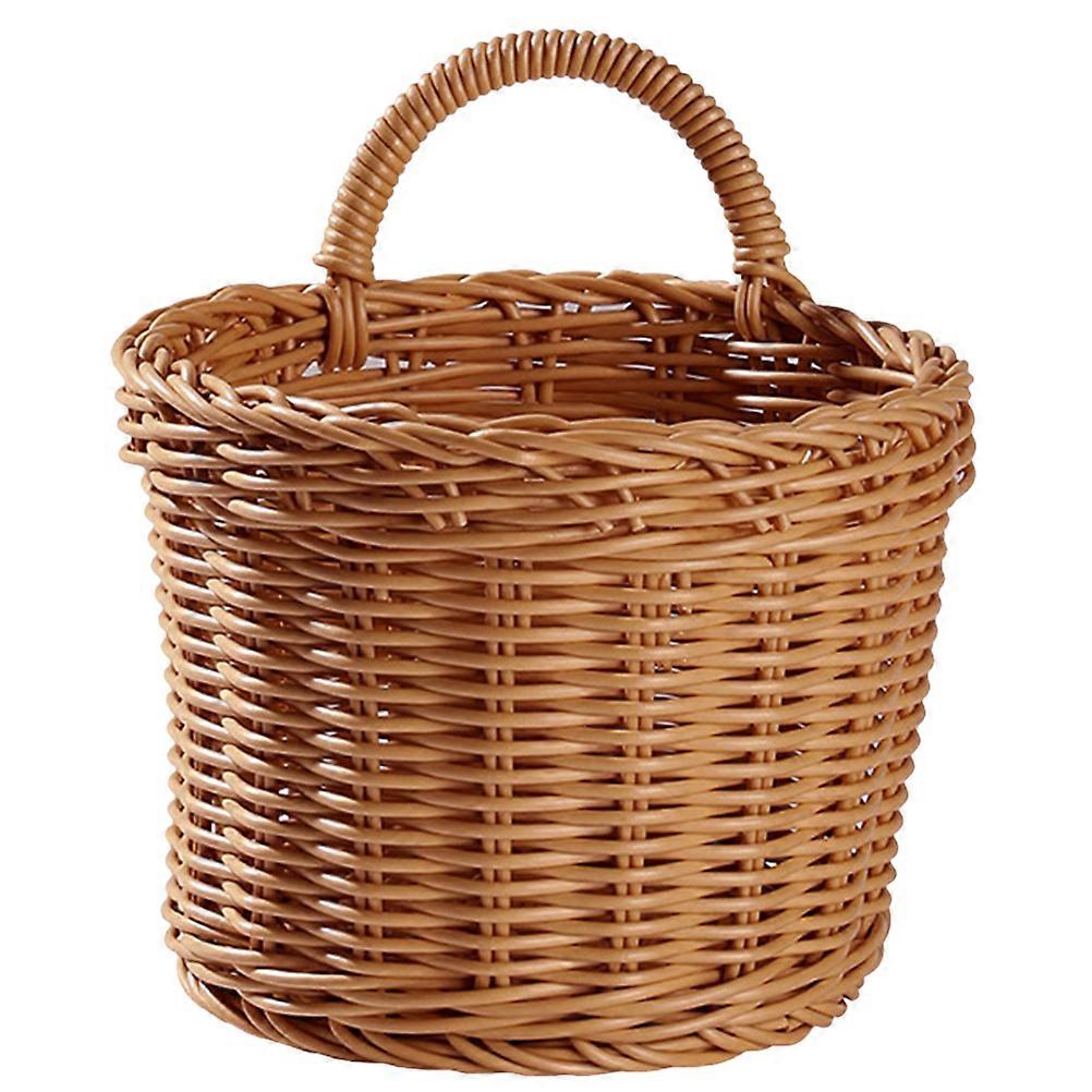 Ginger Storage Basket Multi-Functional Kitchen Spice Organizer Round Shape 16X15X15CM 1Pcs