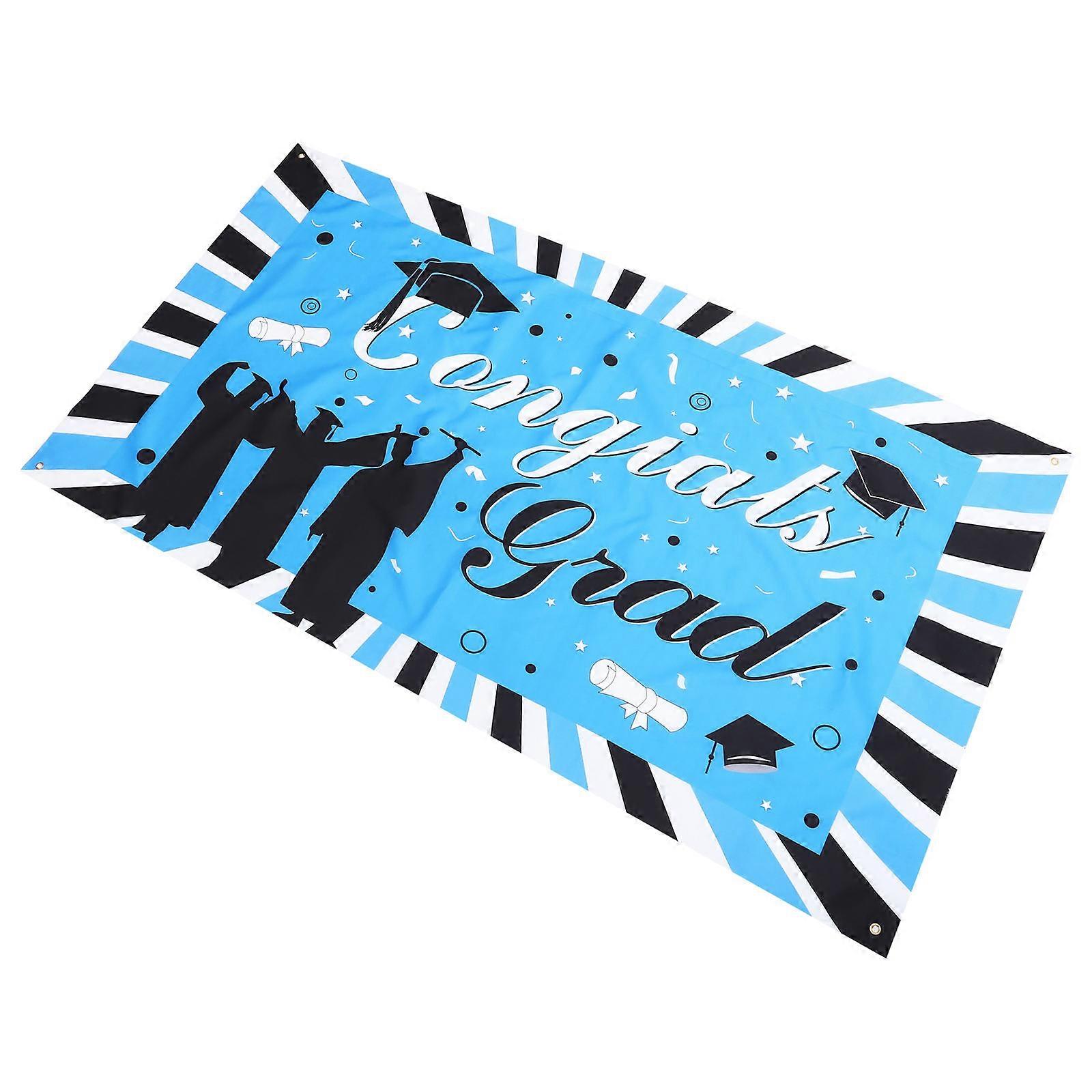 Graduate Decoration Grad Party Backdrop 180x100cm Rectangle Photo Background 1Pcs
