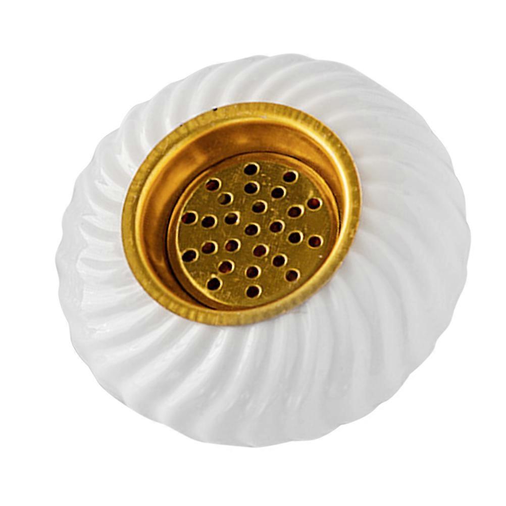 Ceramic Incense Burner Decorative Bowl Shaped Fragrance Diffusion For Home Atmosphere Enhancement 1Set