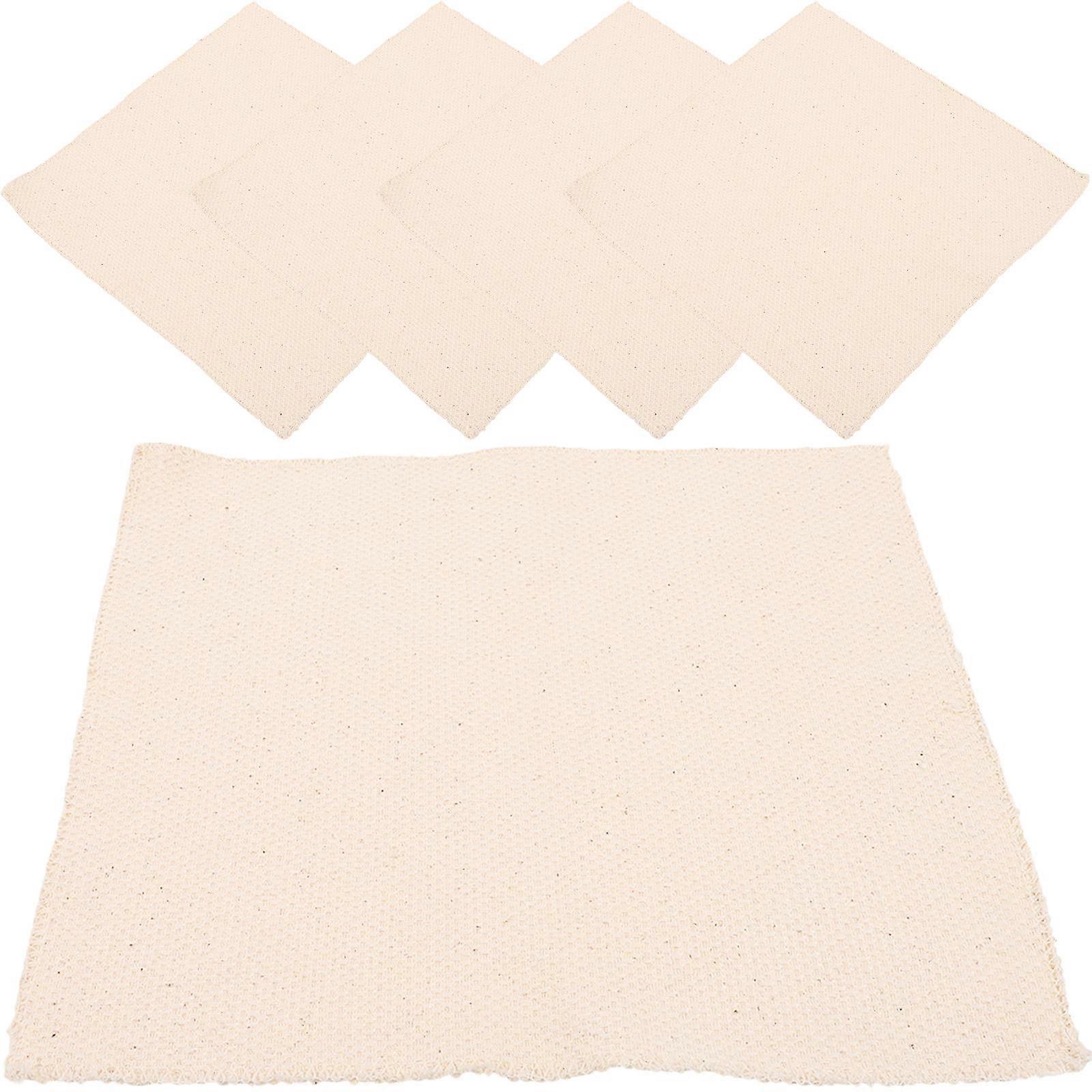 Embroidery Fabric Cloth 5 Sheets Designed For Handicraft Crafts 9.4x9.4in Polyester And Cotton Durable Material