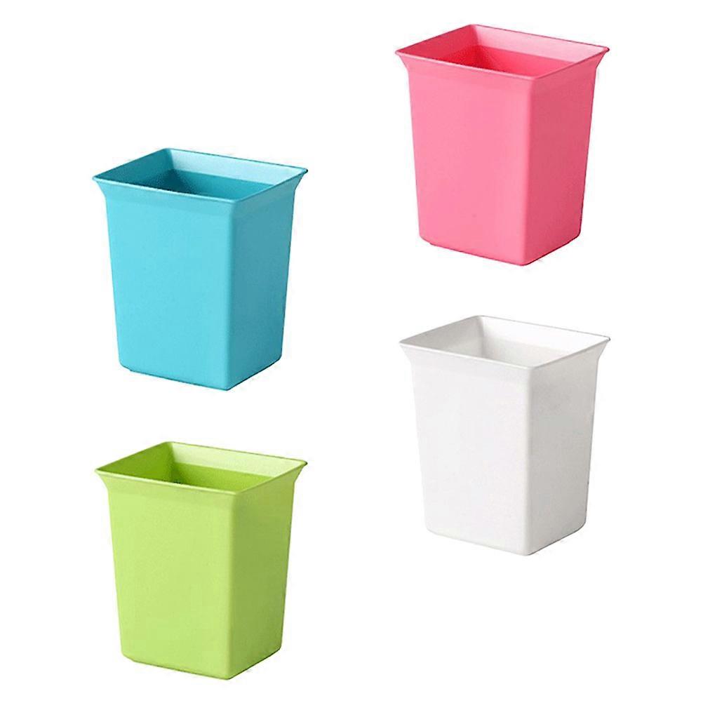 4Pcs Desktop Sundry Organizer Small Trash Can Office Storage Holder