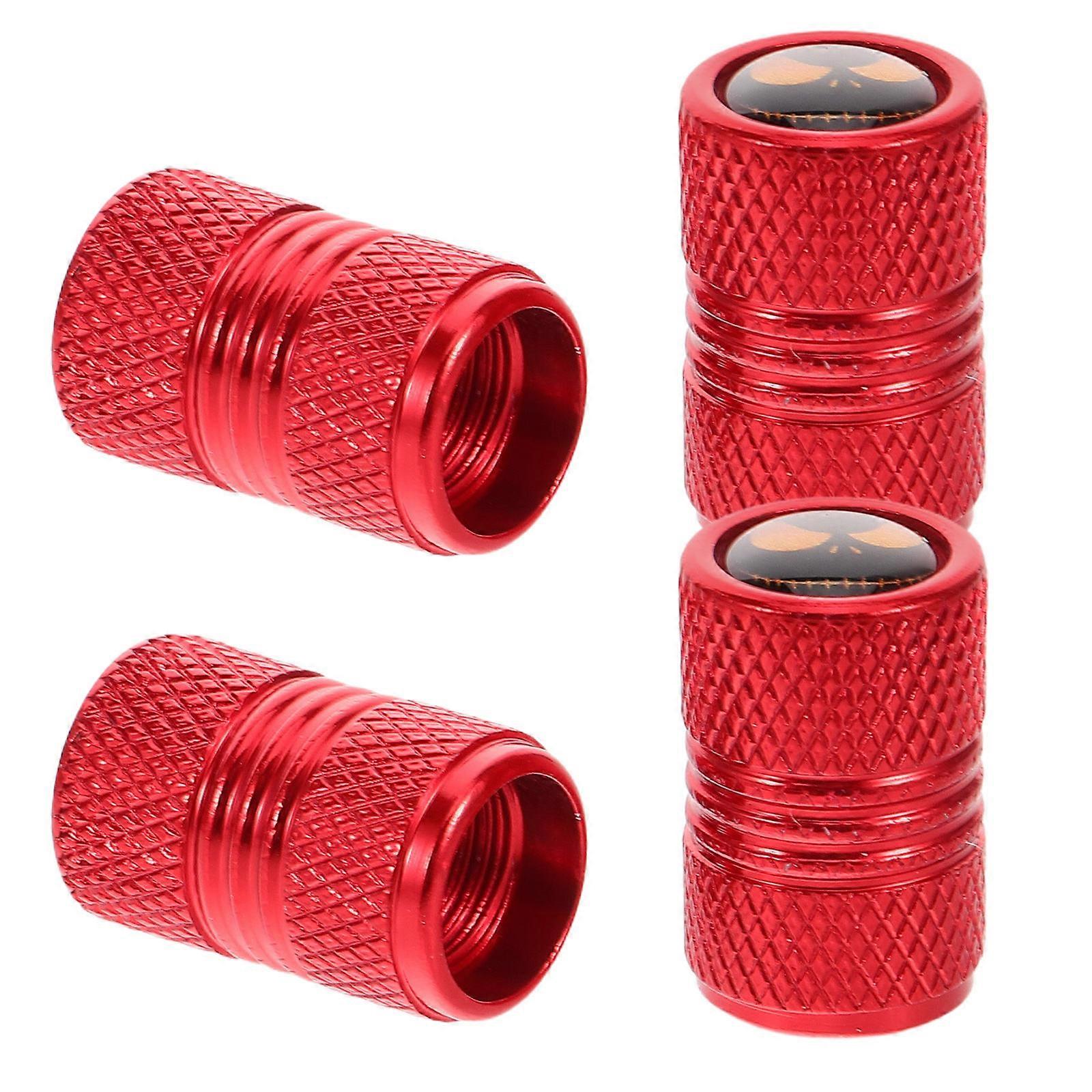 Universal Aluminum Caps Durable Material Airtight Covers For Vehicles 4Pcs