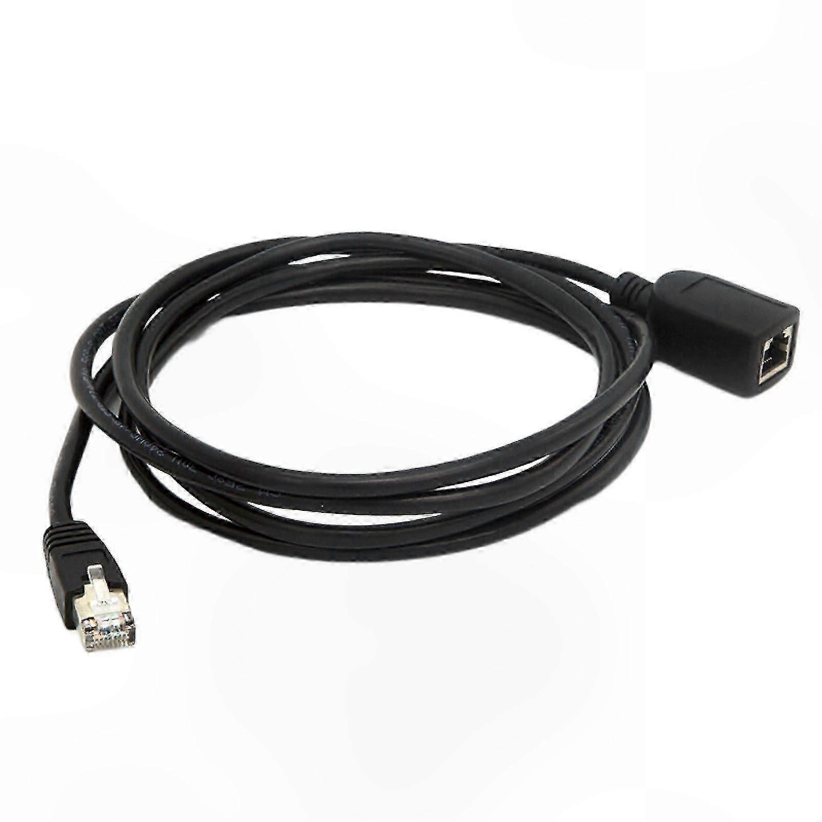 Shielded Ethernet Extension Cable for Stable Signal Transfer, High-Speed RJ45 Male to Female Network Extender, 100/200/300cm Length Options