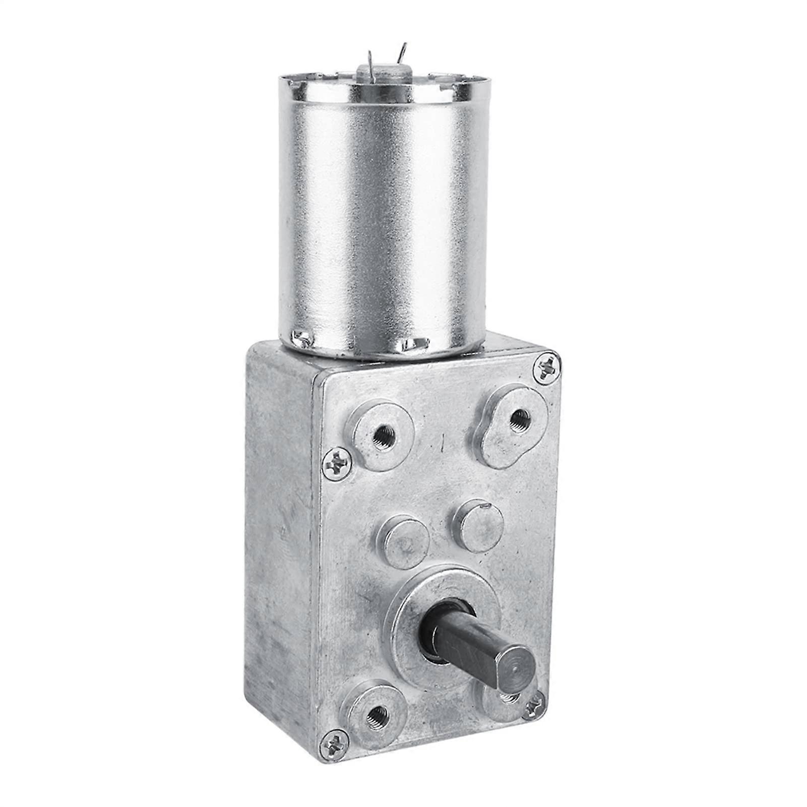 Reversible worm gear motor with torque, temperature resistance, robust design. Suitable for windows.