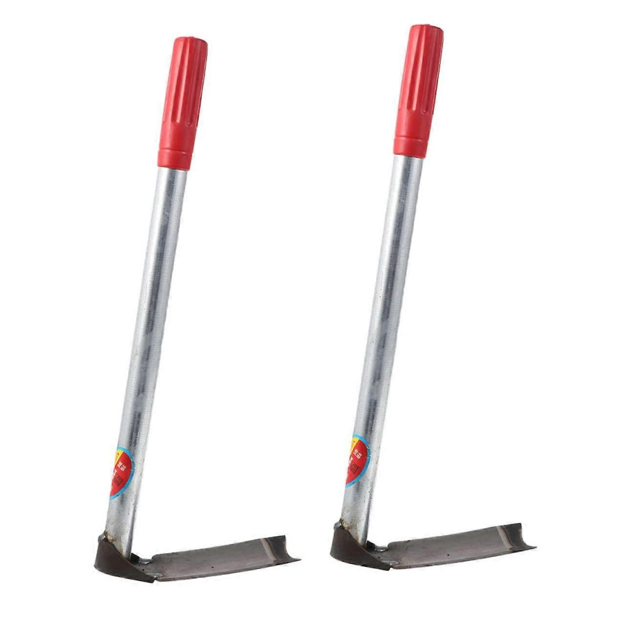 2 pieces garden tools attachment farm herb weeder digging hoe cultivating triangle hoe garden tool