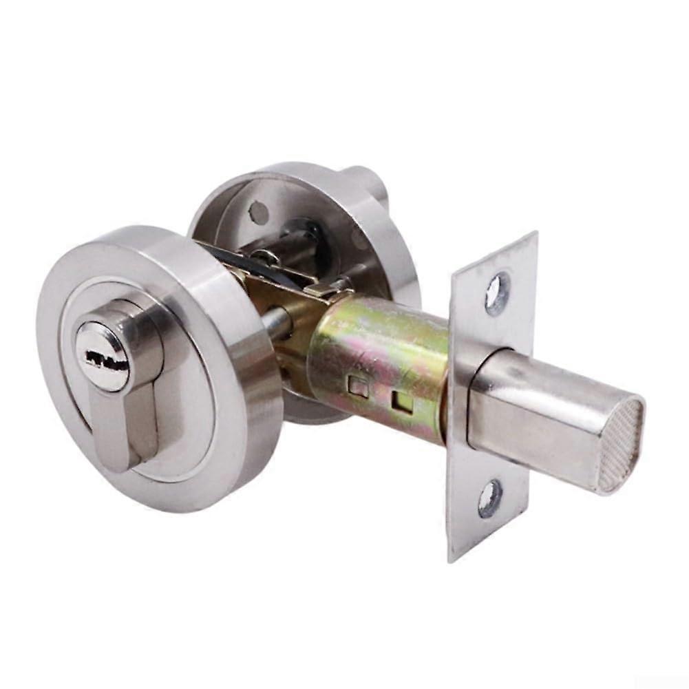 Supplementary Lock for Maximum Security in Any Interior - Brushed Finish, Versatile Style, Seamless Integration