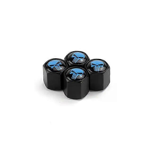 4PCS Tire Cap Valve Caps Car Accessories Modified Tire Core Cover Trim Black Silver Metal Fit For BMW M