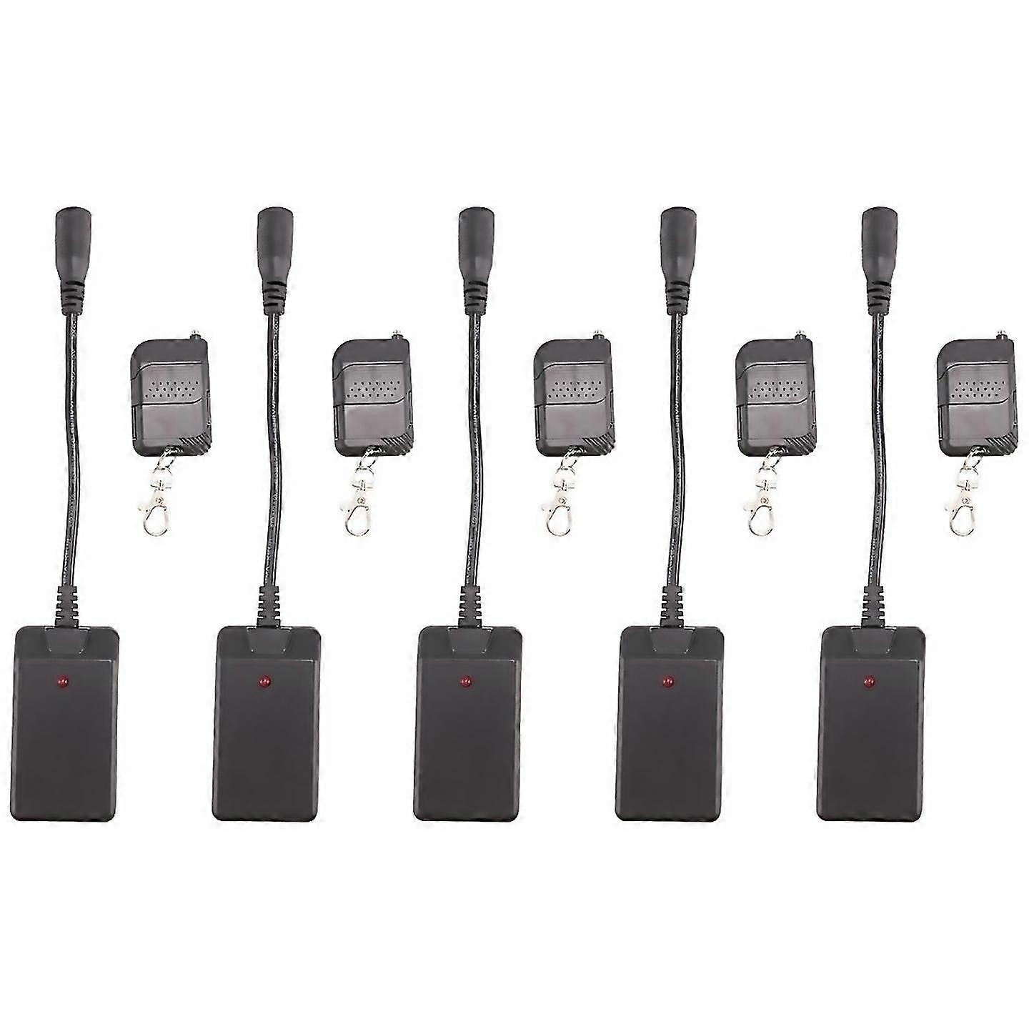 For 5 pcs 3 pins xlr wireless rc receiver for smoke fog machine dj stage