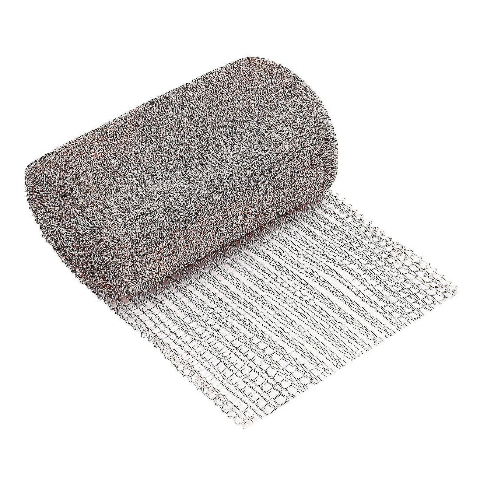 6 M Copper Net Against Snails, Flexible Pure Copper Mesh Stopper, Copper Mesh Knitted Copper Filter Net