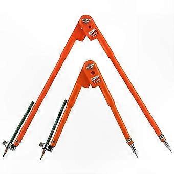 Bussola in metallo per la lavorazione del legno, piccolo raggio di 45 cm e grande strumento di raggio di 75 cm
