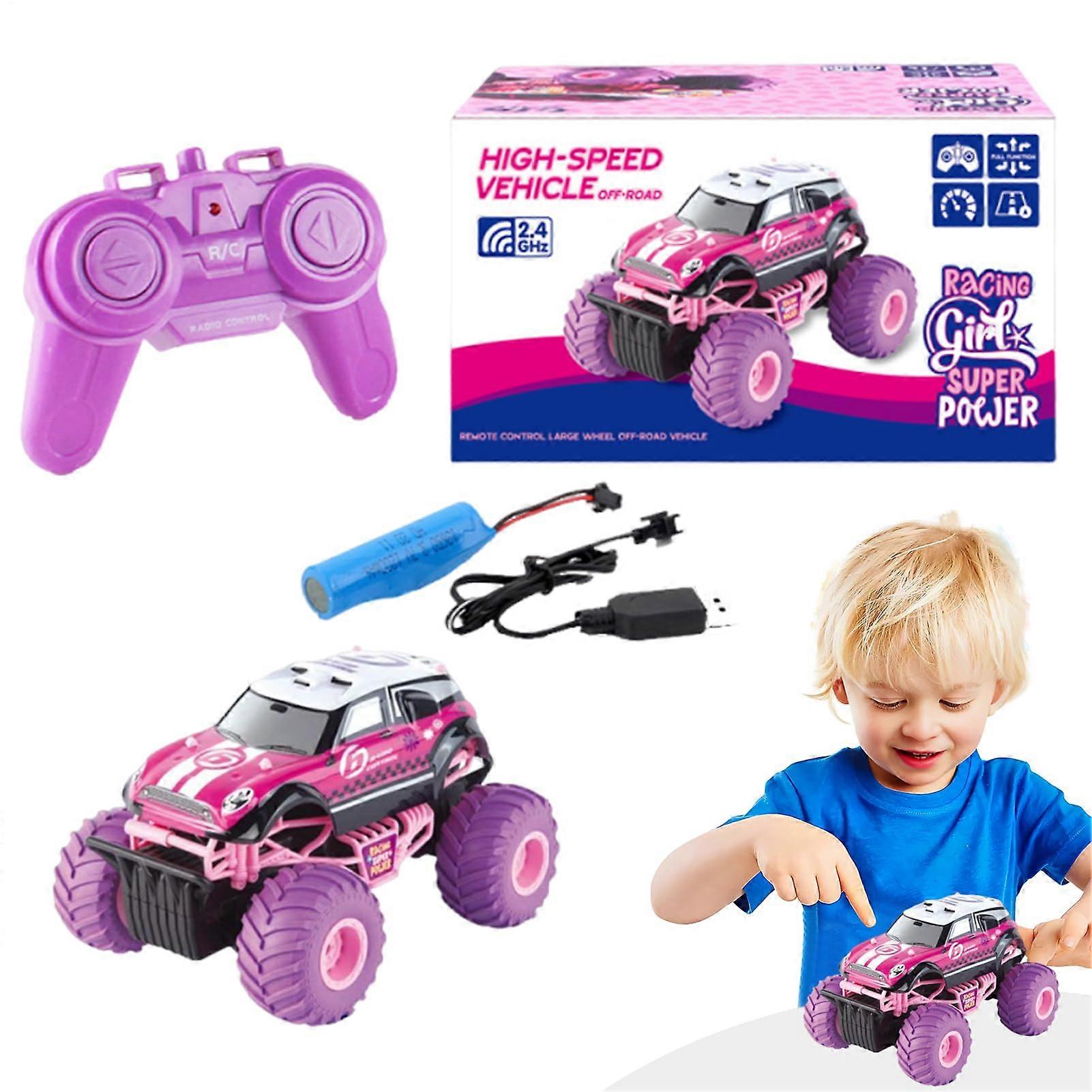 RC Remote Control Car with Stunt Function 2.4GHz All-Wheel Drive Crawler Toy for Kids Girls 5+