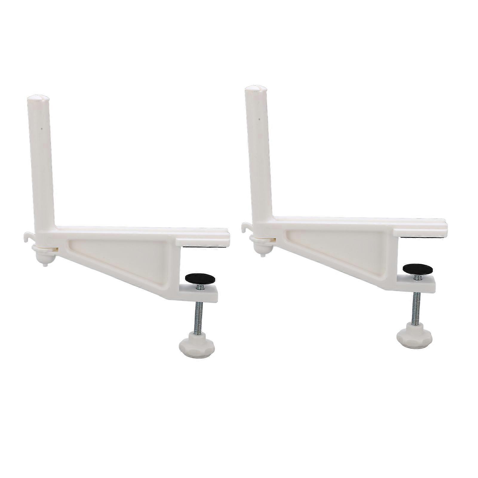 Portable Table Tennis Net with Adjustable Clamp White 610g