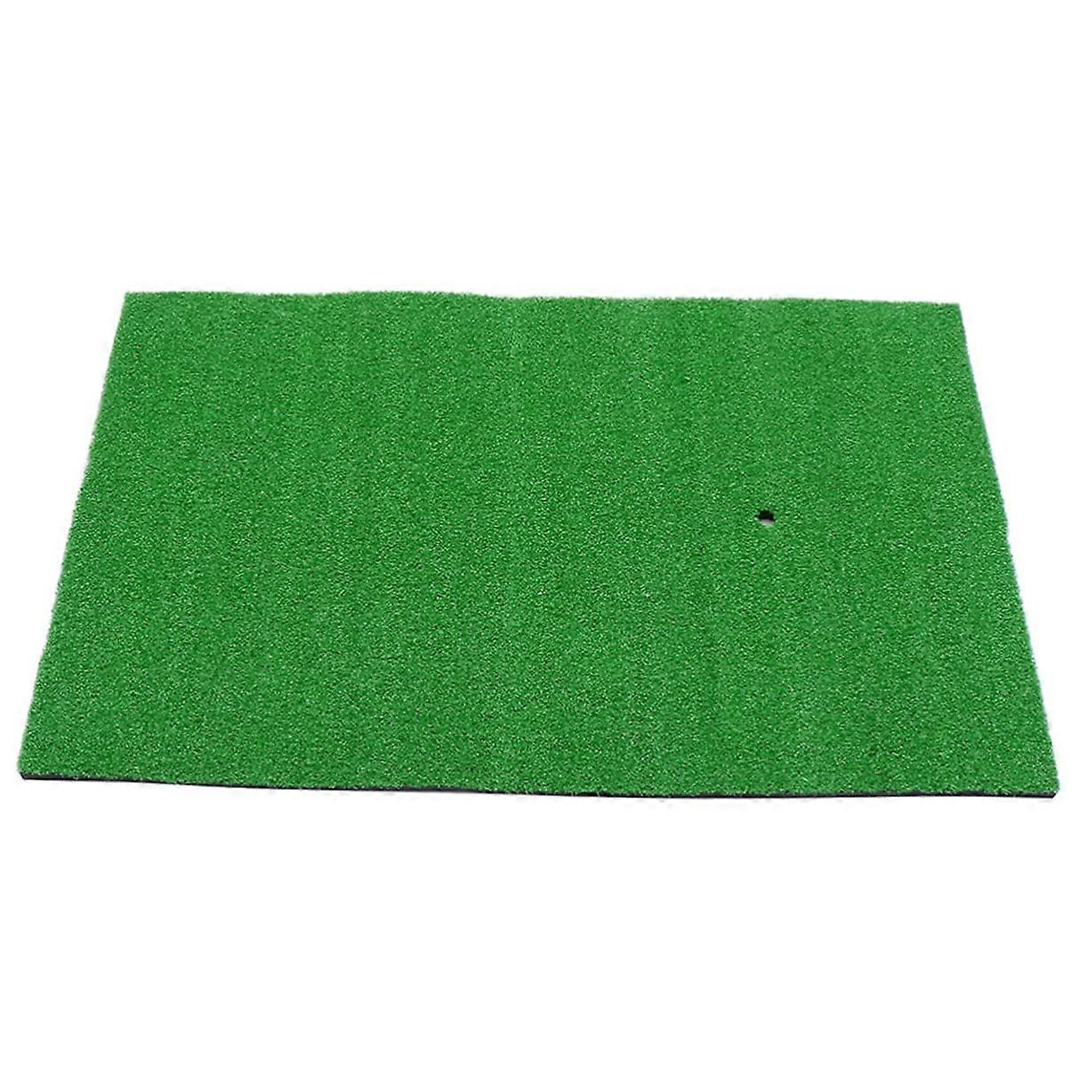 Golf Swing Mat Artificial Turf Mini Practice Pad for Home Office Portable Hitting Mat Made of Material Weatherproof