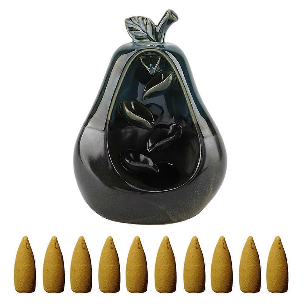 Ceramic Incense Burner Smoke Backflow Decorative Ornament