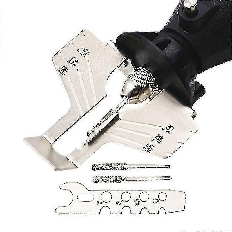 Chainsaw Chain Sharpener Drill Accessory Mini Rotary Tool Chainsaw Chain Sharpener Chainsaw Chain Sharpening Kit Chainsaw Chain Sharpener