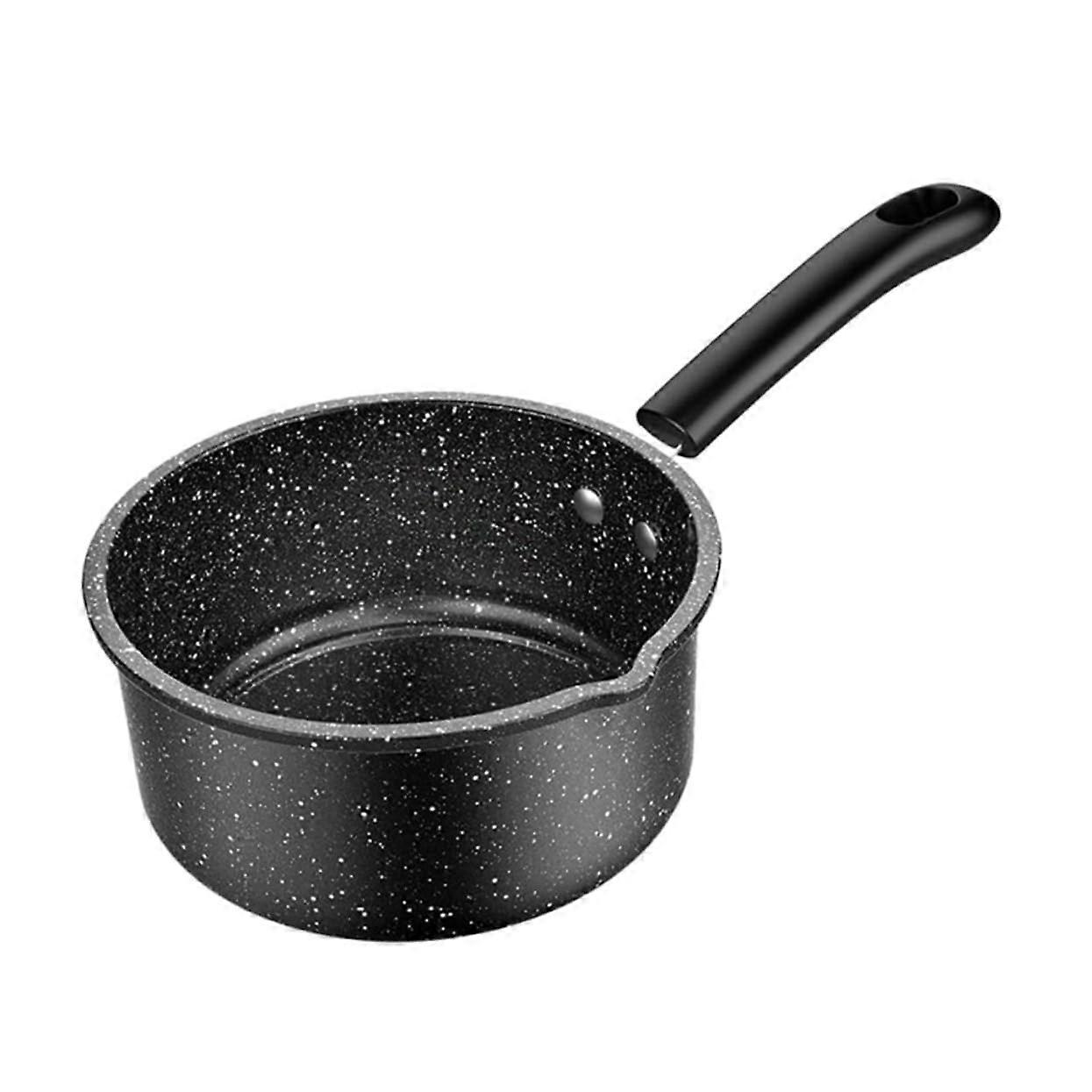 1 x Medical Stone Milk Pot for Induction and Gas Hobs, Safe Sticky Milk Soup and Pasta, Ergonomic Design, Lightweight