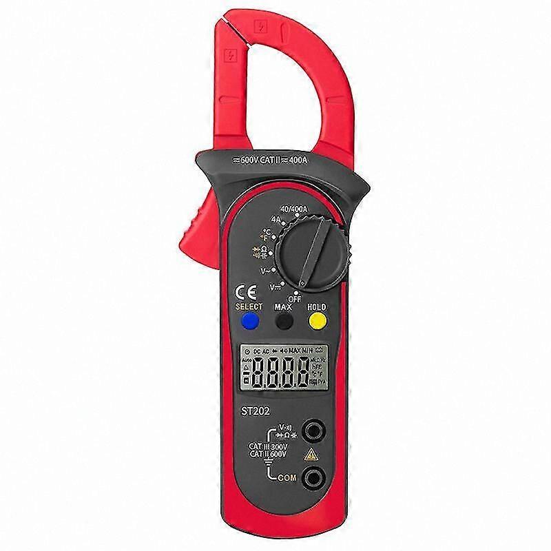 Auto-Range Digital Clamp Meter for Voltage, AC Current, Resistance, Continuity, and Diode Testing