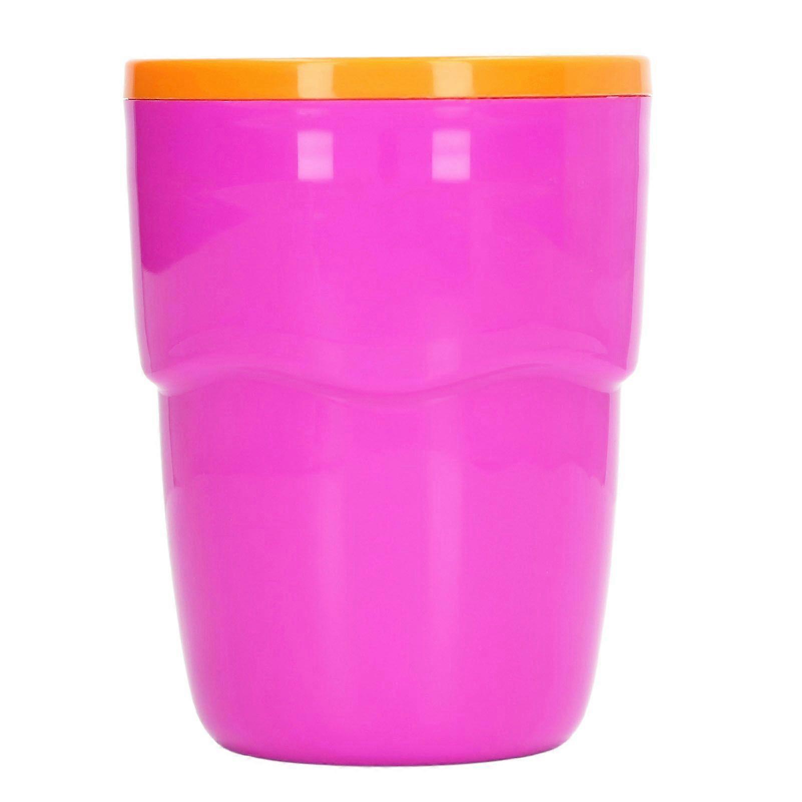 Portable Ice Squeezer Cup, Thirst Quencher, Homemade Slushie Maker Cup for Adults and Kids, 180ml, Pink