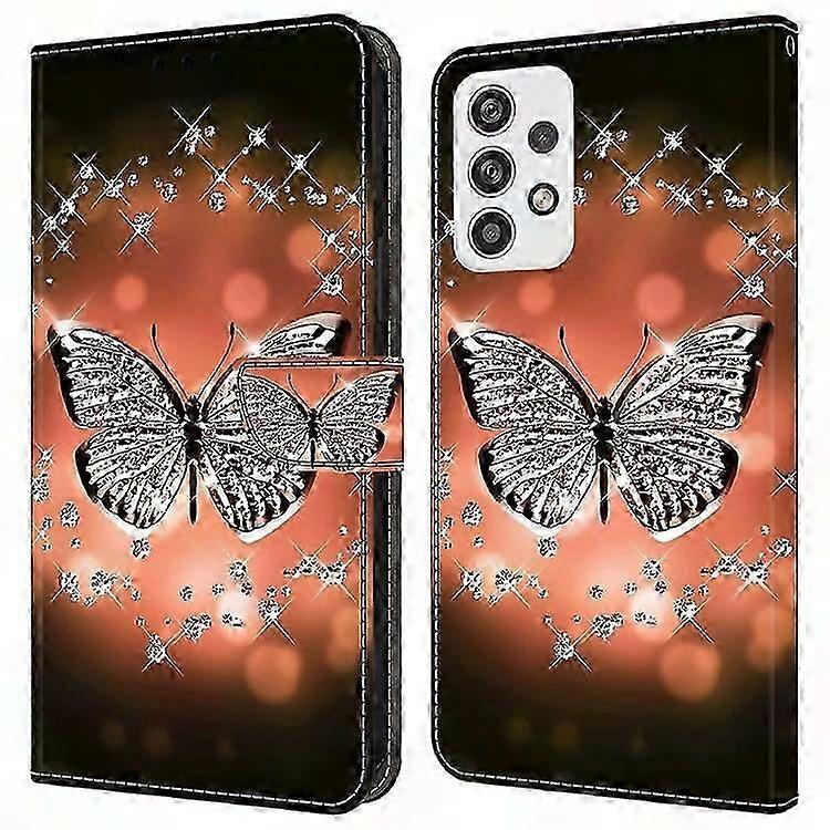 Galaxy A23 5G Leather Flip Case, 3D Pattern Stand Wallet Cover for Global Version