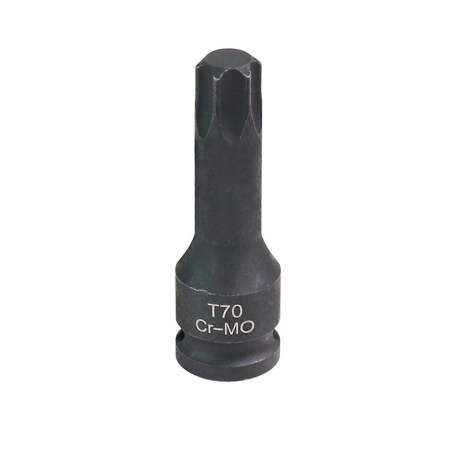 Ergonomic Precise T70 Hexagonal Bit Socket with Antislip Grip Ideal for Mechanical Assembly and Industrial Maintenance Multicolor