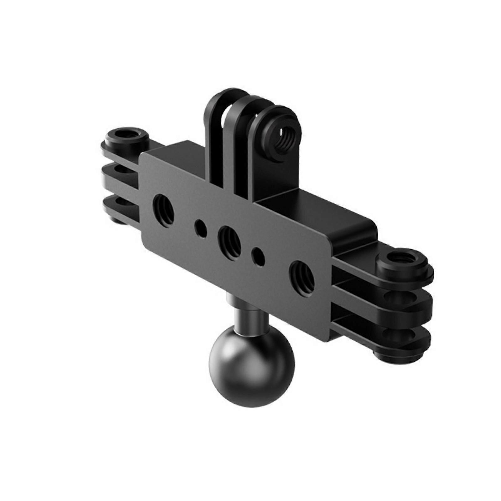 Strong Three Camera Clamp Full Rotations Metal Live Bracket For Action Cameras Outdoor Event Simultaneous Recording Multicolor