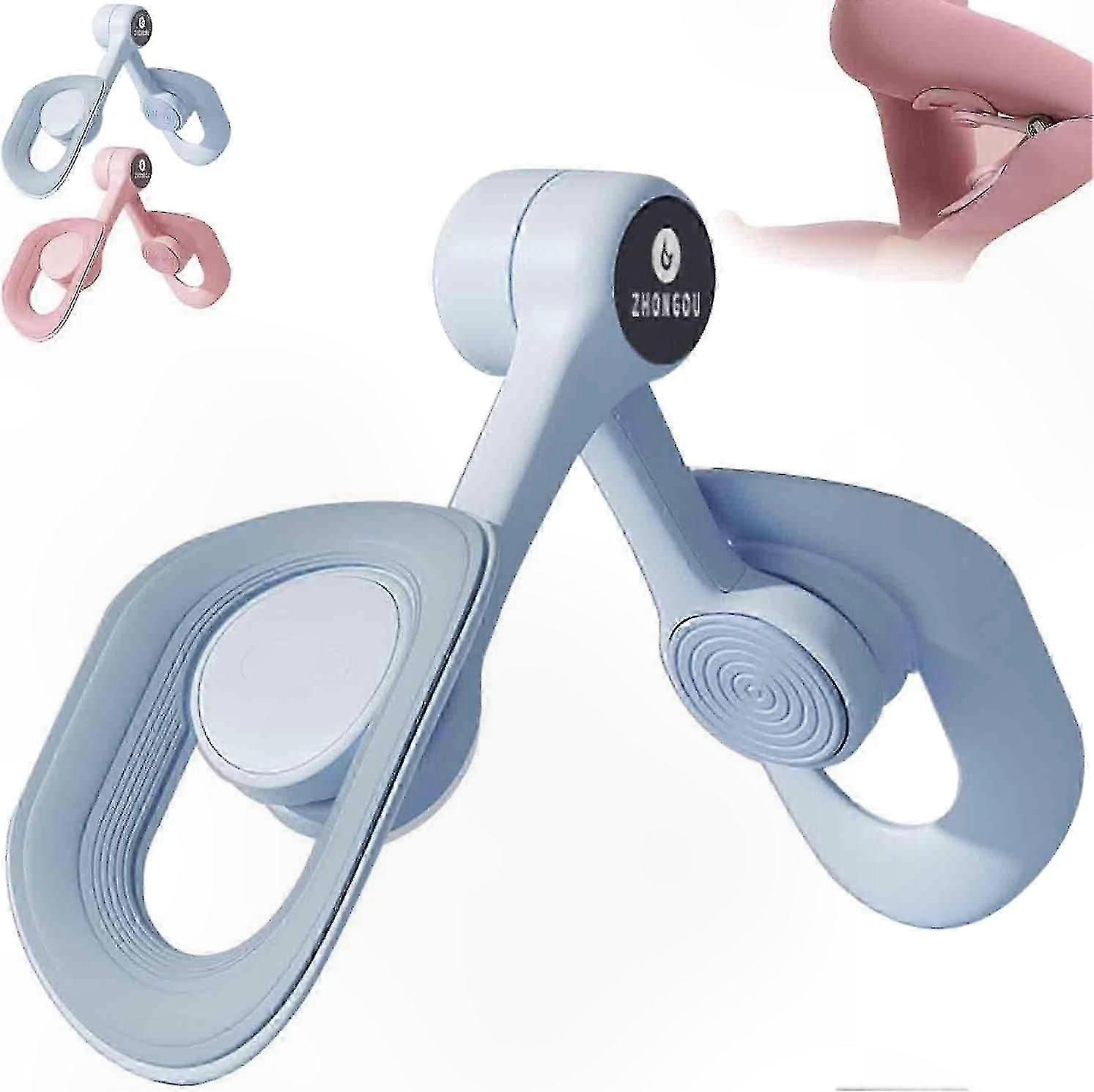 Advanced Pelvic Floor Trainer with 360 Rotation, Thigh Master Glaze Function, Digital Screen for Counting Reps