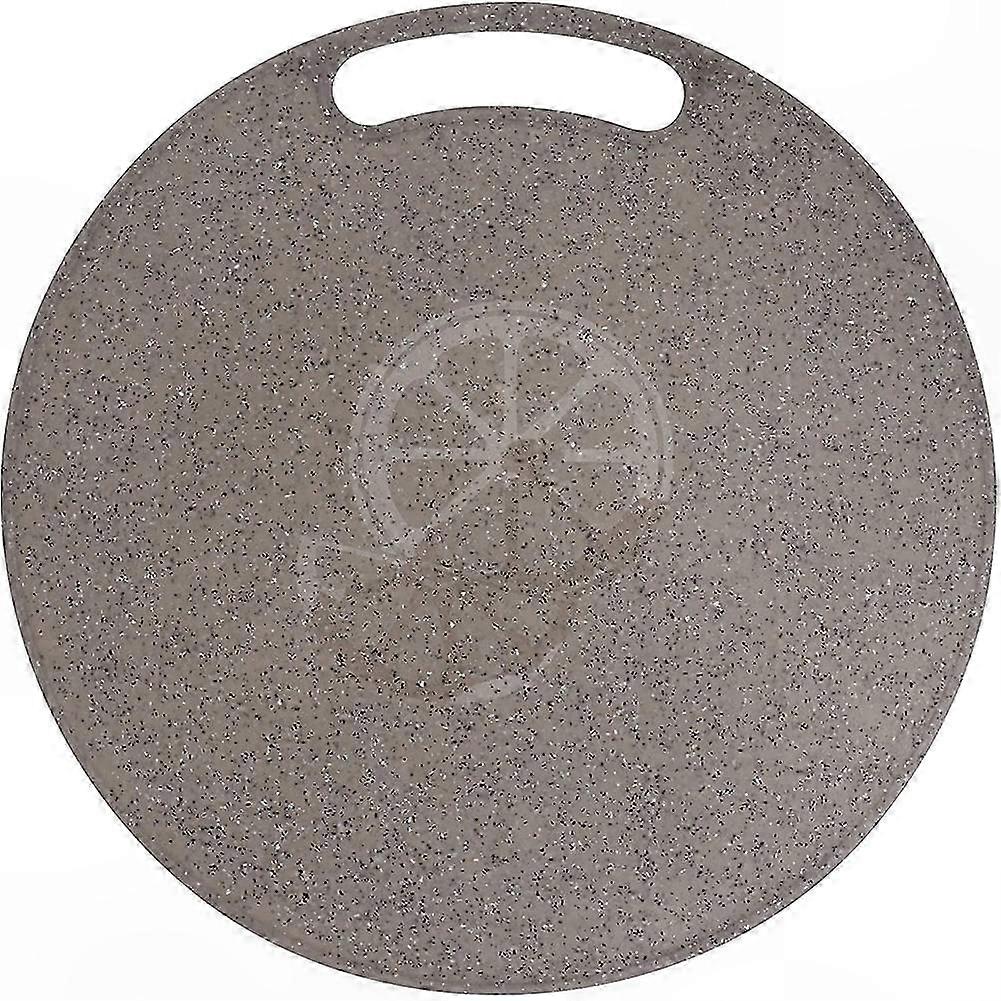 Round Plastic Cutting Board for Kitchen Use 31cm Diameter Baking and Food Prep Surface