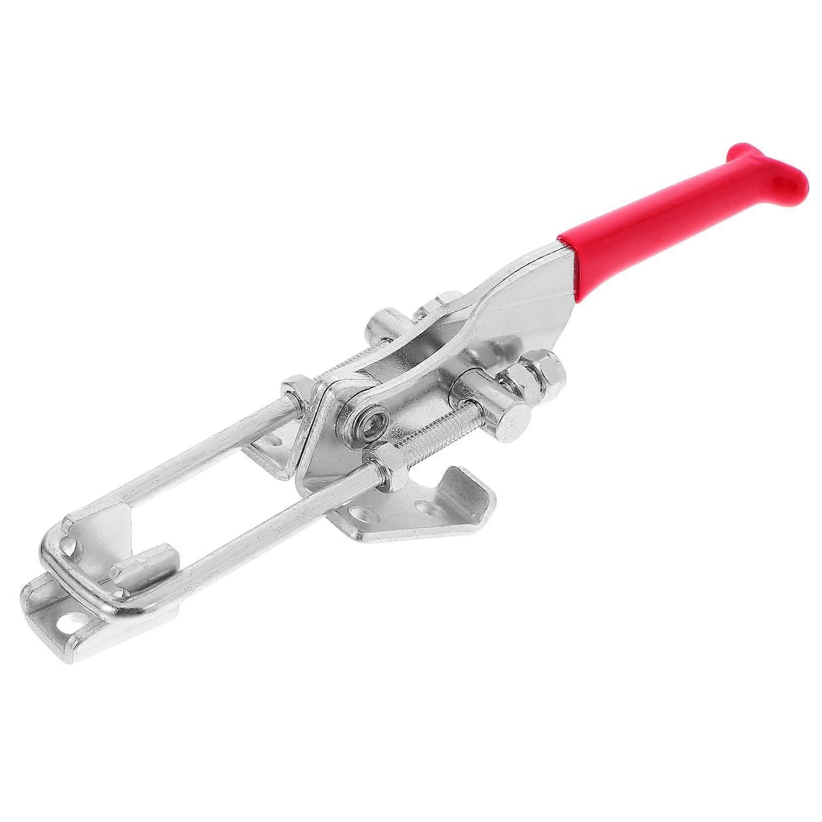Adjustable Metal Toggle Hasp Clamp Heavy Duty Latch for RV Camper Doors Secure Storage Tool Boxes Galvanized Construction