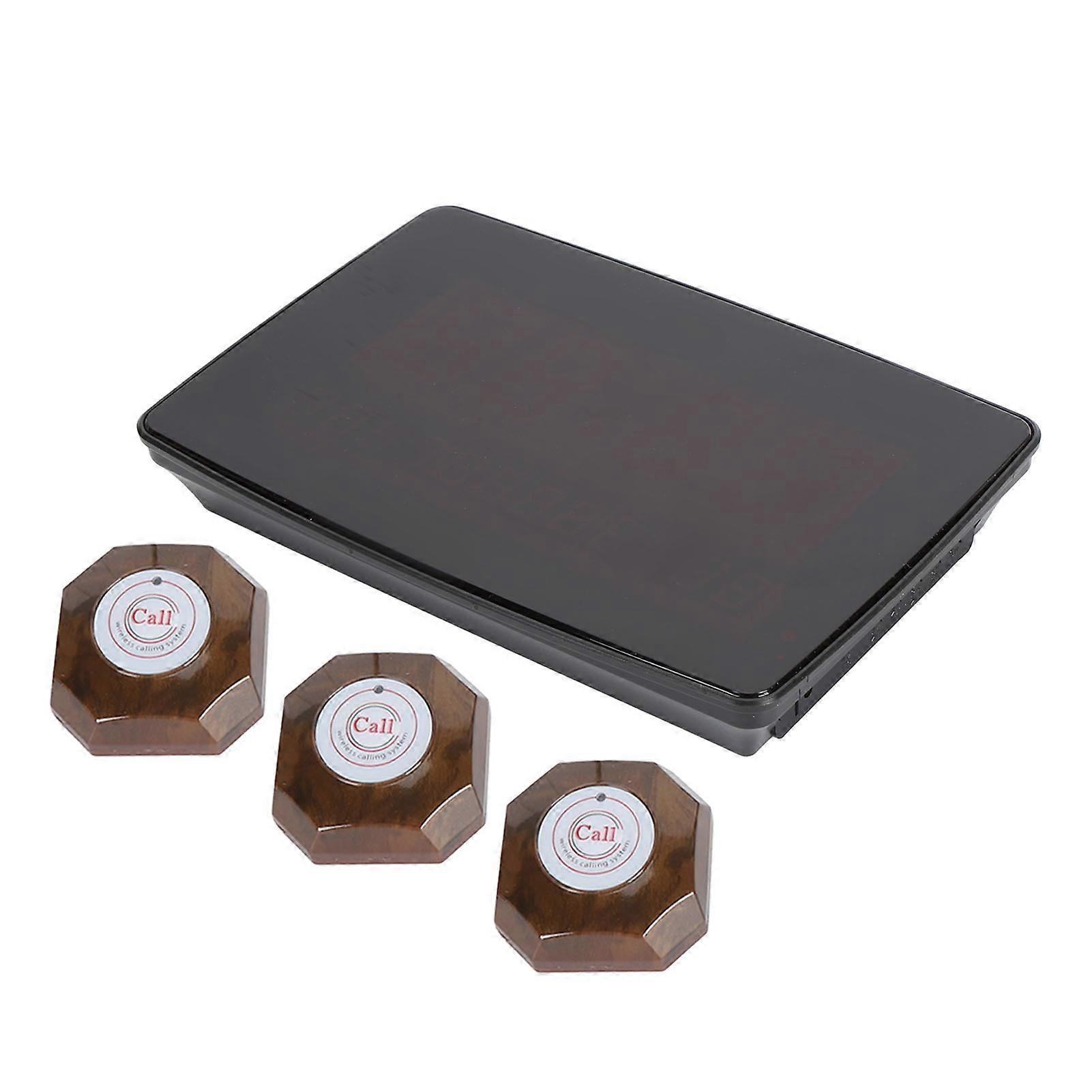 Wireless Calling System SU-1K with 10 Waterproof Pagers & 1 Display Receiver