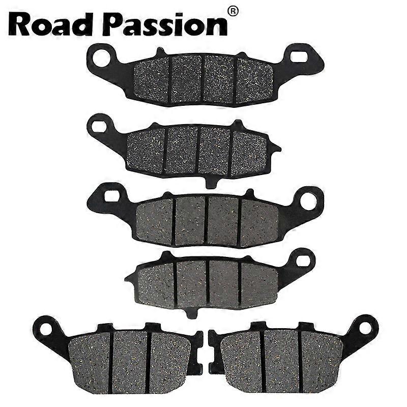 Compatible Motorcycle Front and Rear Brake Pads for Suzuki SV400 2003-2005 SV650 2002-2013 DL650 V-Strom 2004-2013 DL1000 2002-2010