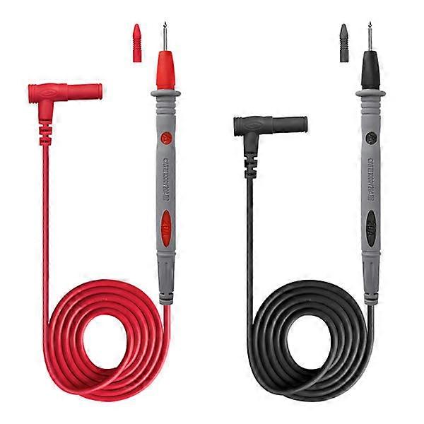 Upgraded Set Professional Electrode Cable Kit Precision Sharp Probe Test Lead Easy Attachment for Multimeter