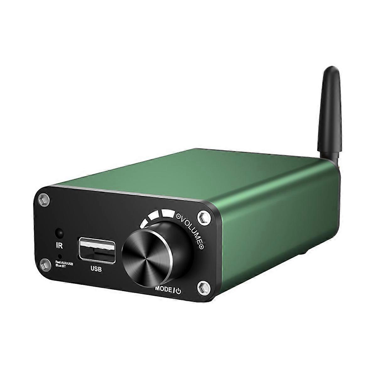 HIFI Sound Bluetooth Amplifier TPA3116 Stereo 2.0 Channel Class D 200W Power Digital Audio Amplifier 24V5A Power EU Plug
