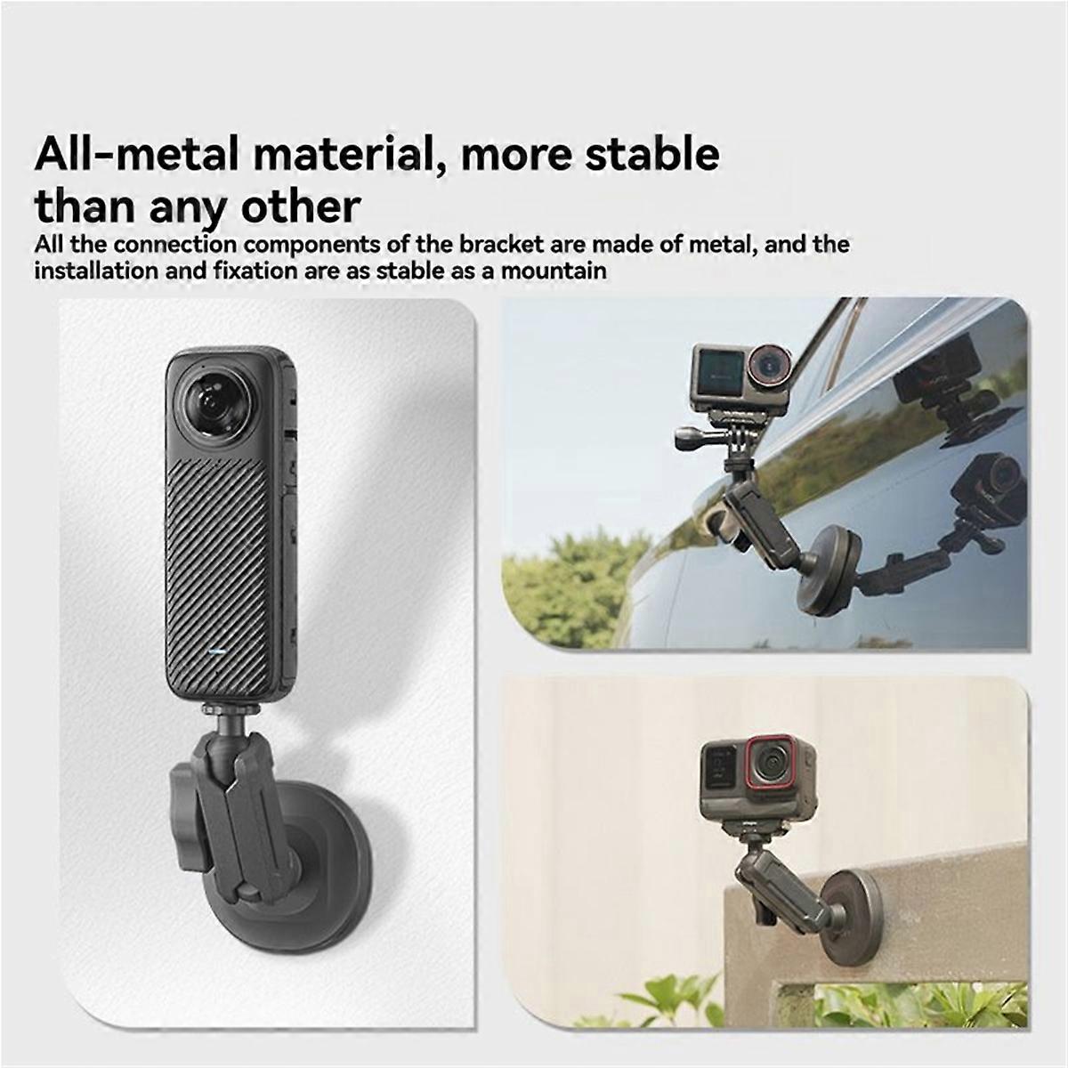 Universal Metal Arm Clamp Bracket for Magnetic Camera Mount Magnetic Suction Base for