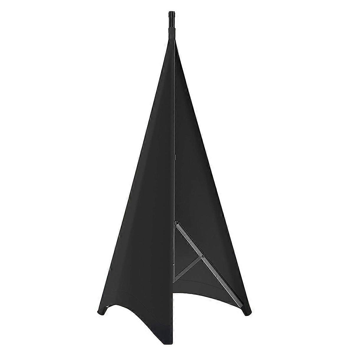 Universal Dj Light Speaker Stand Skirt Tripod Scrim Cover with Stretchable Polyester Material, 1 Pc