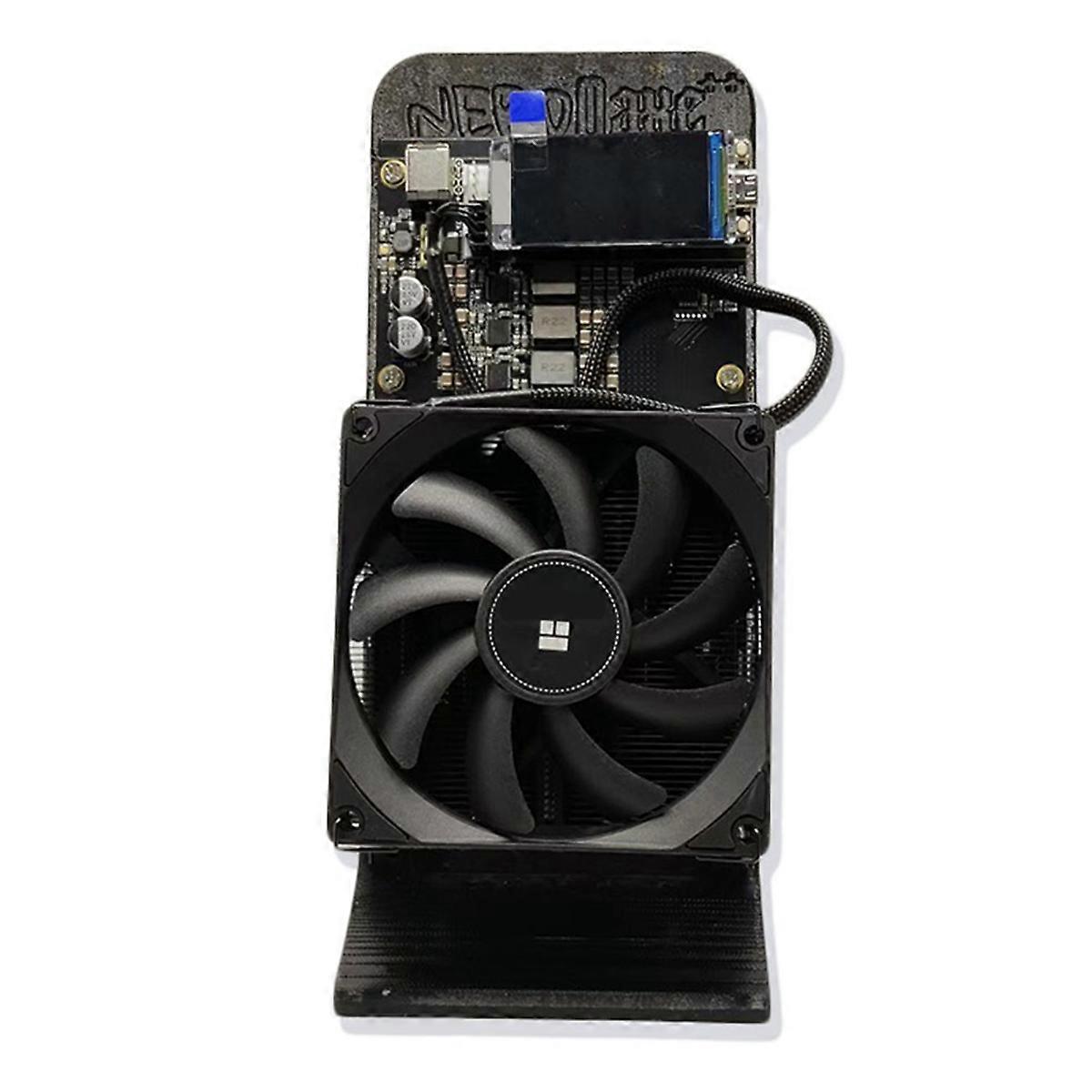 NerdQaxe++ 4.8TH/S BTC Solo Miner 75W 4XBM1370 ASIC Chip Open Source Bitcoin Crypto Miner Silent Miner BR Stecker