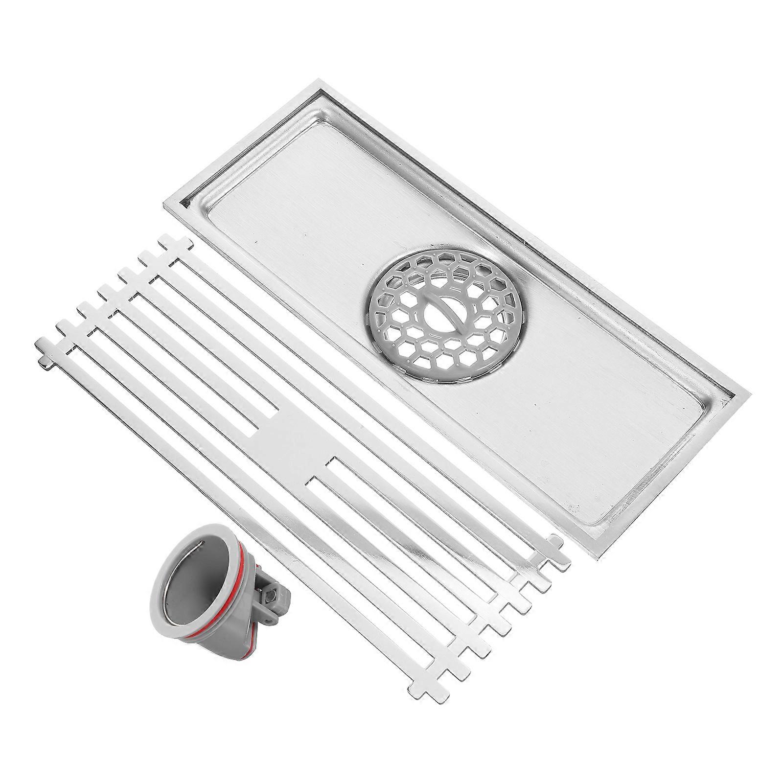 Drain Protector Floor Drain Bathroom Hotel Projects Stainless Steel Prevent Water From Blocking Heavy-Duty Floor Drain Filter 1Set