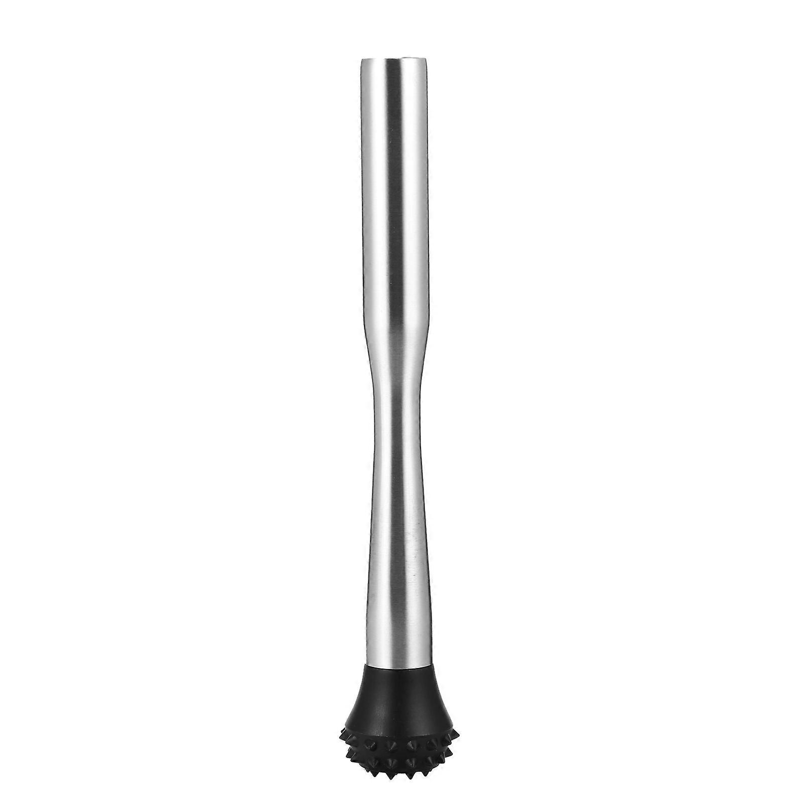 Old Fashioned Muddler Metal Muddler Grinding Foods Bartending Tool 9.8×1.6×1.6in 1Set