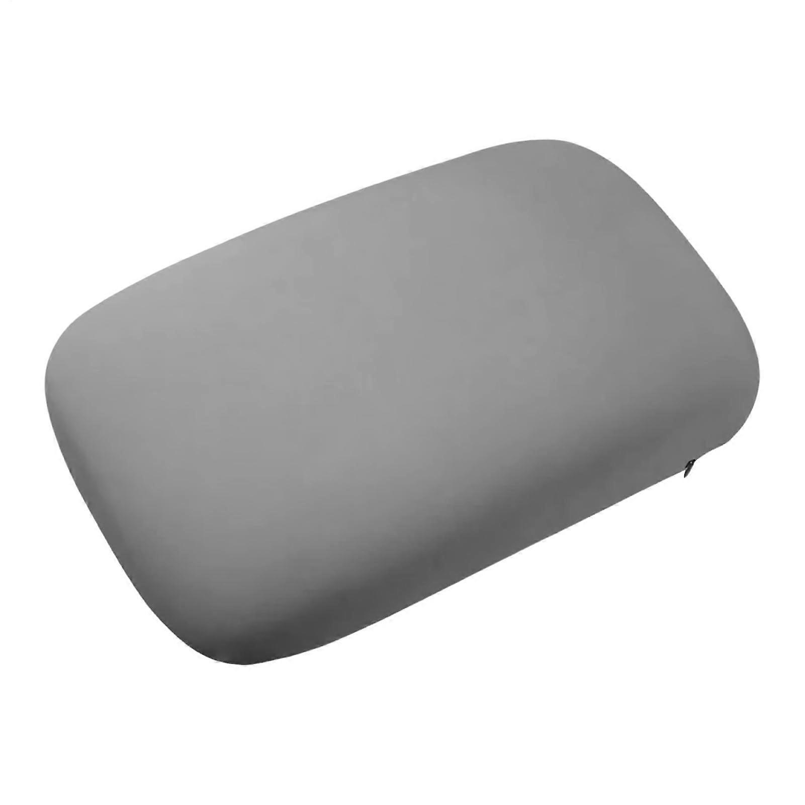 Portable Pillow Ergonomic Headrest Cooling Memory Foam Pillow Foldable Travel Camping Hotel Flight Home Outdoors Gray