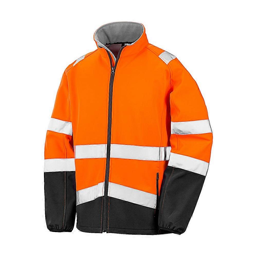 Result Safe-Guard Herren Hi-Vis Safety Soft Shell Jacke