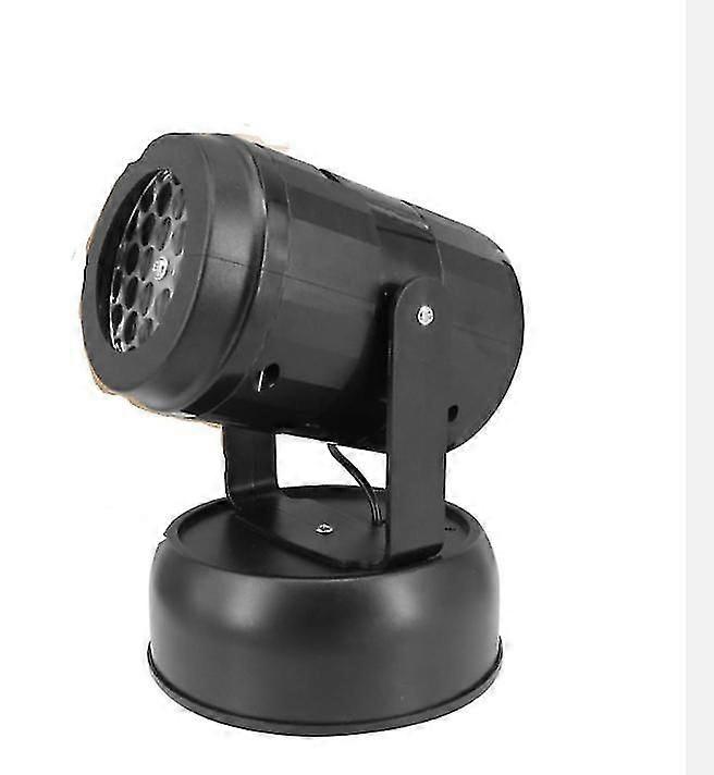LED Laser Snowflake Projector Light Garden Party Light 1 PC - Black
